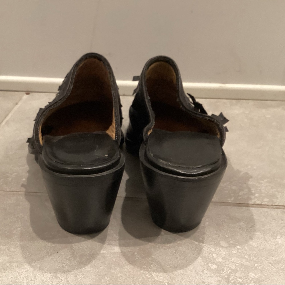 Caborca Leather Clogs - Picture 7 of 8